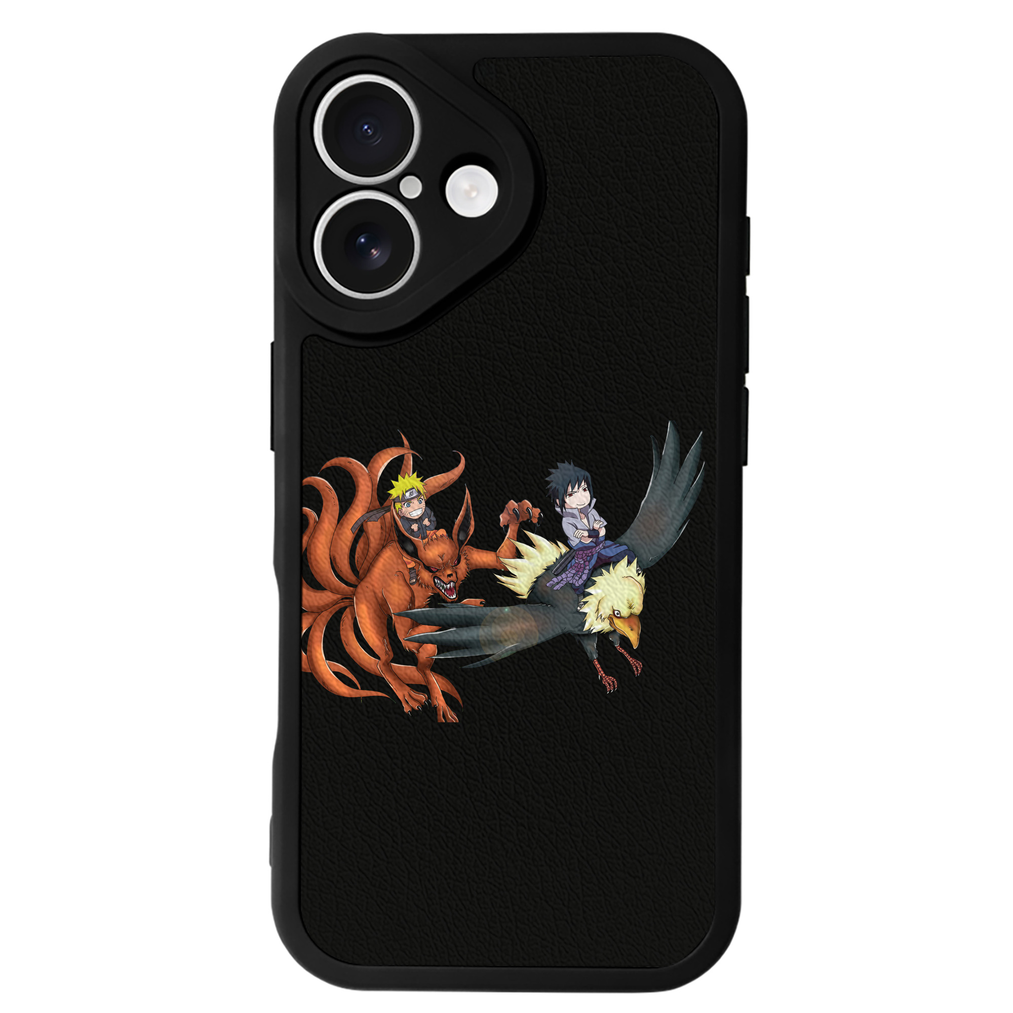 （画像用） NARUTO -ナルト- うずまき ナルト Uzumaki Naruto 【iPhone 16シリーズ対応】シリコンスマホケース（レザー調） 材質：シリコン